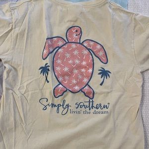 Youth Medium Simply Southern Tshirt.